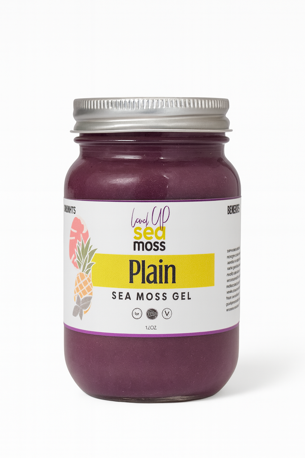 Purple Sea Moss Gel (Plain • Berry Antioxidant Boost)