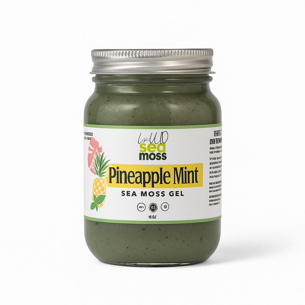 Green Sea Moss Gel (Plain • Pineapple Mint • Chlorophyll)